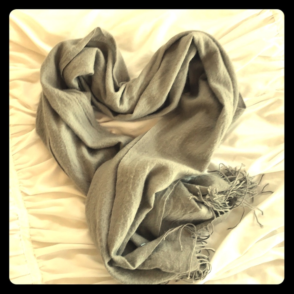 MIR 100% Camshmere Grey Wrap Scarf